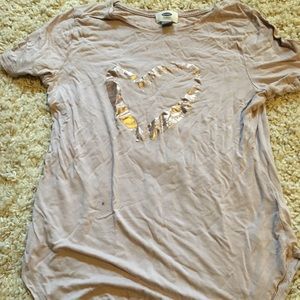 Gold heart old navy top